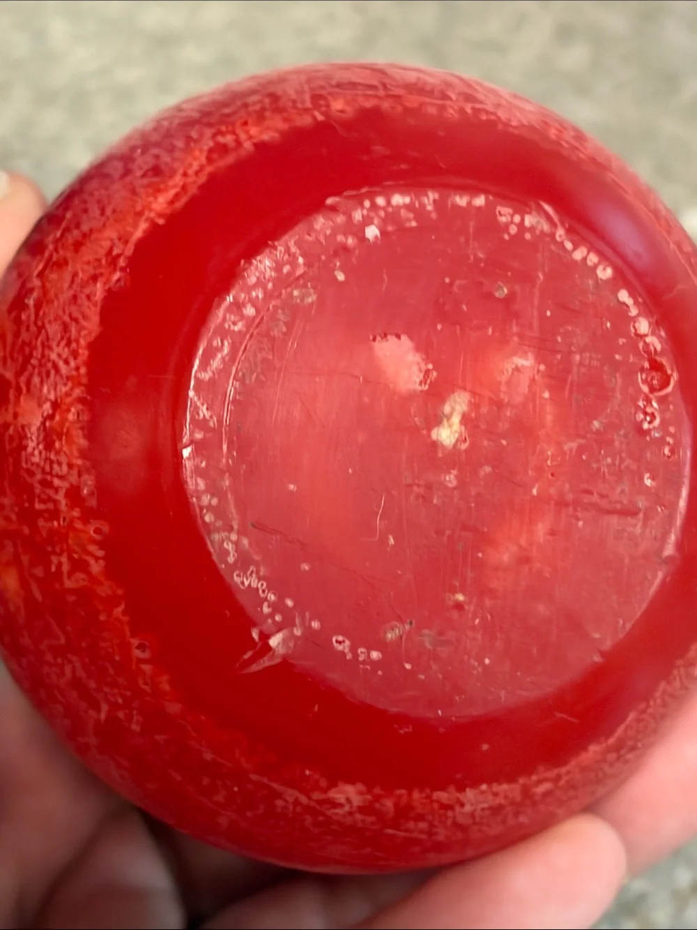 Red Pear Decorative Candle